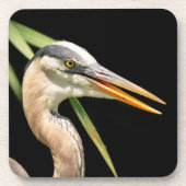 Great Blue Heron Bier Onderzetter (Voorkant)