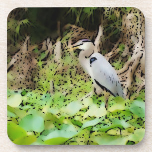 Great Blue Heron Bier Onderzetter