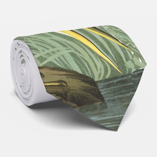 Great Blue Heron Bird Audubon Wildlife Stropdas (Opgerold)