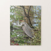 Great Blue Heron - Bird Jigzaag Puzzle Legpuzzel (Verticaal)