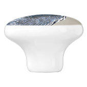 Great Blue Heron Bird Wildlife Animal Knob Keramische Knop (Zijkant)