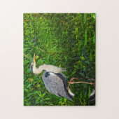 Great Blue Heron Bird Wildlife Foto Legpuzzel (Verticaal)