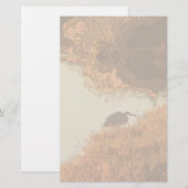 Great Blue Heron Bird Willife Animals Briefpapier (Voorkant / Achterkant)