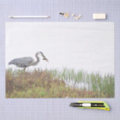 Great Blue Heron Bird Willife Fish Tissue Paper Tissuepapier (Craft)