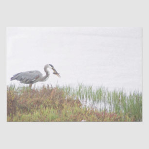 Great Blue Heron Bird Willife Fish Tissue Paper Tissuepapier