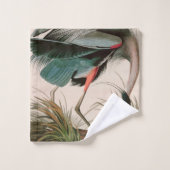 Great Blue Heron Birds of America Audubon Print Bad Handdoek (Wasdoekje)