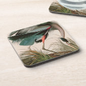 Great Blue Heron Birds of America Audubon Print Bier Onderzetter (Linkerzijde)