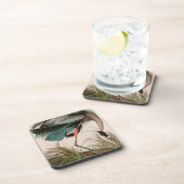 Great Blue Heron Birds of America Audubon Print Bier Onderzetter (Rechterzijde)