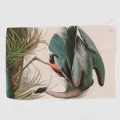 Great Blue Heron Birds of America Audubon Print Golfhanddoek (Horizontaal)