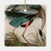 Great Blue Heron Birds of America Audubon Print Keramisch Ornament (Achterkant)