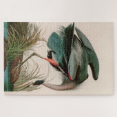 Great Blue Heron Birds of America Audubon Print Legpuzzel (Horizontaal)