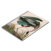 Great Blue Heron Birds of America Audubon Print Notitieboek (Linkerzijde)