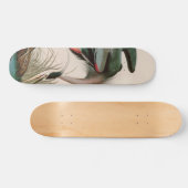 Great Blue Heron Birds of America Audubon Print Persoonlijk Skateboard (Horizontaal)
