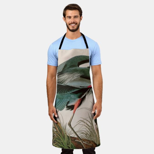 Great Blue Heron Birds of America Audubon Print Schort (Gedragen)