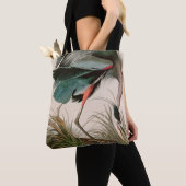 Great Blue Heron Birds of America Audubon Print Tote Bag (Dichtbij)