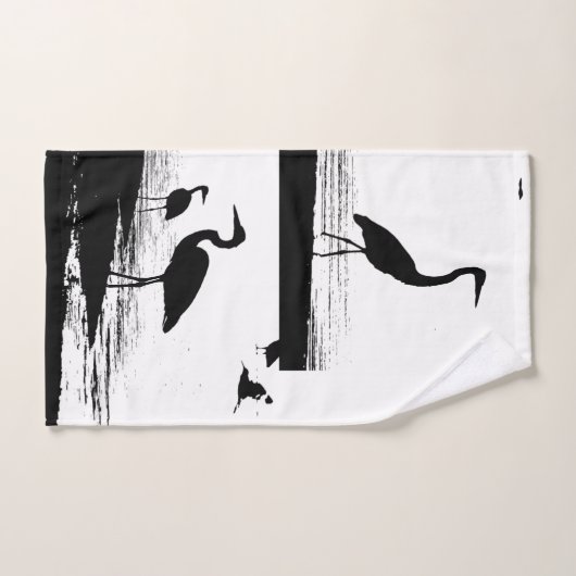 Great Blue Heron Birds Wildlife Bath Towel Set Bad Handdoek (Handdoek)
