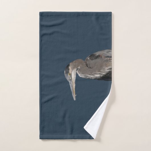 Great Blue Heron Birds Wildlife Bath Towel Set Bad Handdoek (Handdoek)
