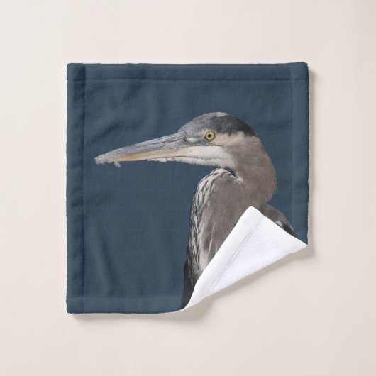 Great Blue Heron Birds Wildlife Bath Towel Set Bad Handdoek (Wasdoekje)