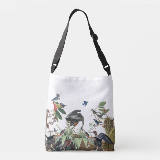 Great Blue Heron Bluebird Birds Audubon Tas (Achterkant)