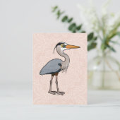 Great Blue Heron Briefkaart (Staand voorkant)
