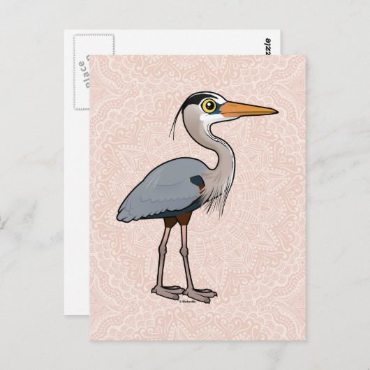 Great Blue Heron Briefkaart (Voorkant / Achterkant)
