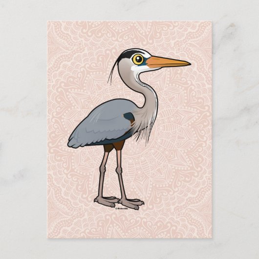 Great Blue Heron Briefkaart (Voorkant)