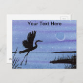 Great Blue Heron Briefkaart (Voorkant / Achterkant)