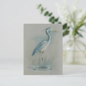 Great Blue Heron Briefkaart (Staand voorkant)