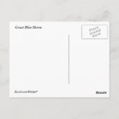 Great Blue Heron Briefkaart (Achterkant)