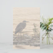 Great Blue Heron Briefpapier (Staand voorkant)