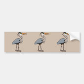 Great Blue Heron Bumpersticker (Voorkant)