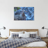 Great Blue Heron Canvas Afdruk (Insitu (Slaapkamer))