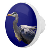 Great Blue Heron Ceramic Knob Keramische Knop (Rechts)