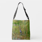 Great Blue Heron Crossbody Tas (Achterkant)