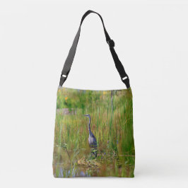 Great Blue Heron Crossbody Tas