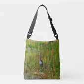 Great Blue Heron Crossbody Tas (Voorkant)
