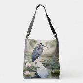 Great Blue Heron Crossbody Tas (Achterkant)