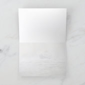 Great Blue Heron Dancing Over the Lake Blank Feestdagen Kaart (Binnen)