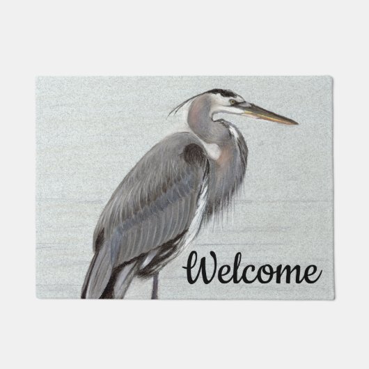 Great Blue Heron Deurmat (Voorkant)