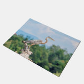 Great Blue Heron Deurmat (Schuin)