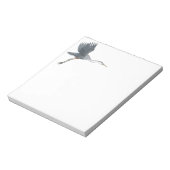 Great Blue Heron die het Notitieblok uitzet (Linkerzijde)