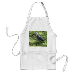 Great Blue Heron: diner is served Schort