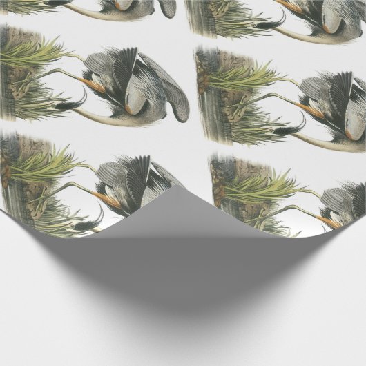 Great Blue Heron door Audubon Cadeaupapier (Hoek)