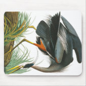 Great Blue Heron door John James Audubon Muismat (Voorkant)