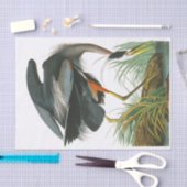 Great Blue Heron door John James Audubon Tissuepapier (Craft)