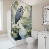 Great Blue Heron Douchegordijn (In situ)