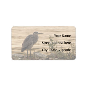 Great Blue Heron Etiket