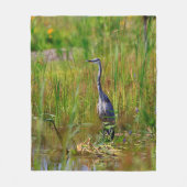 Great Blue Heron Fleece Blanket (Voorkant)