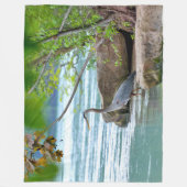 Great Blue Heron Fleece Deken (Voorkant)