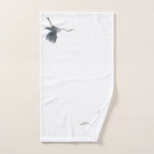 Great Blue Heron Flying Bad Handdoek (Handdoek)